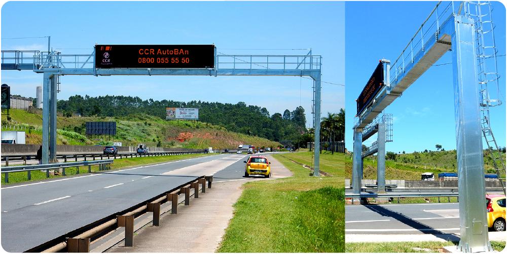 Painel Eletrônico de Trânsito - PMV Fixo