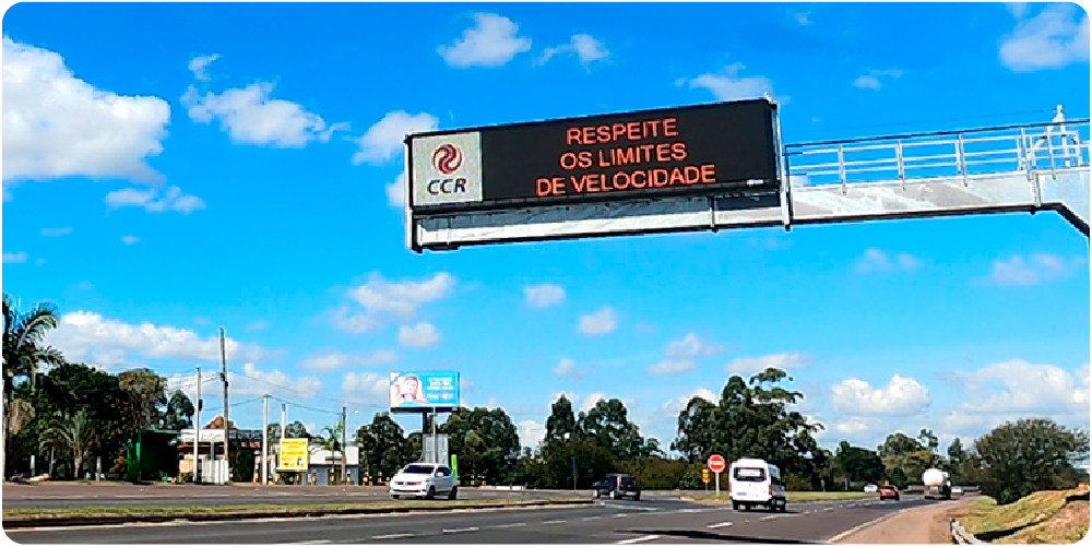 Painel Eletrônico de Trânsito - PMV Fixo