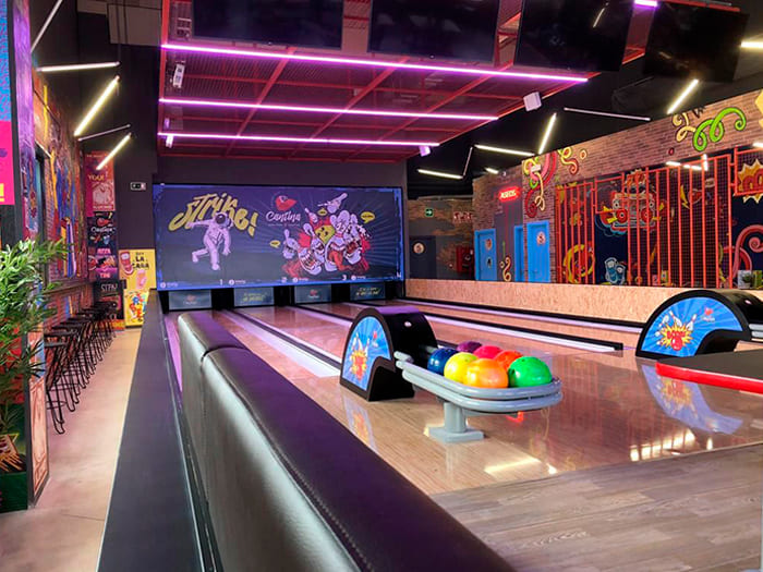 Cantina Bowling à Madrid offre une expérience unique avec Imply® Bowling