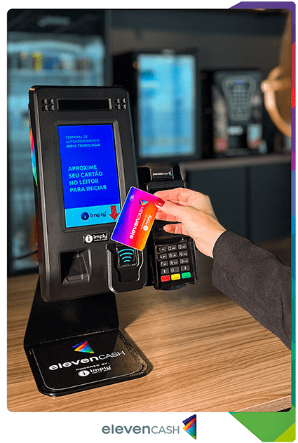 Equipamento imply elevencash
