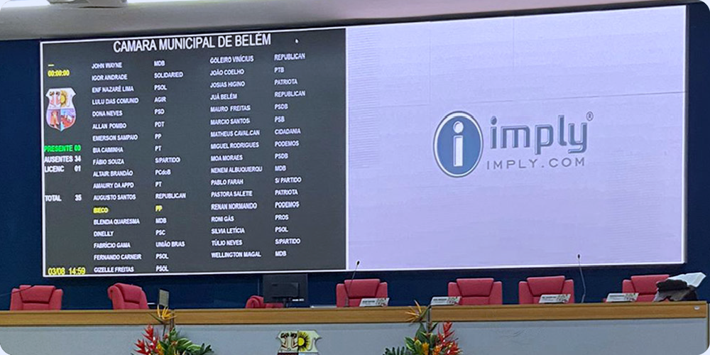 Voto interativo - sistema de votação parlamentar