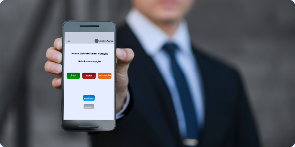 Voto interativo - sistema de votação parlamentar