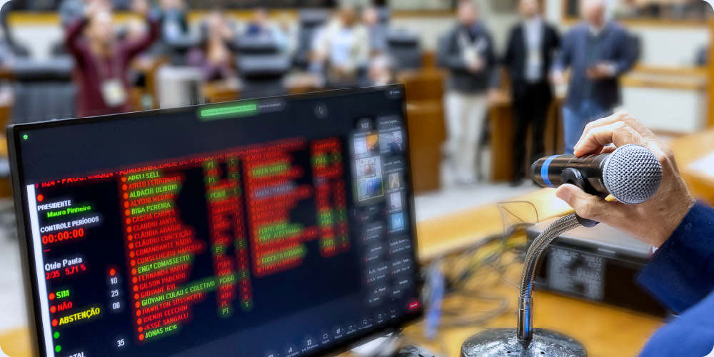 Voto interativo - sistema de votação parlamentar